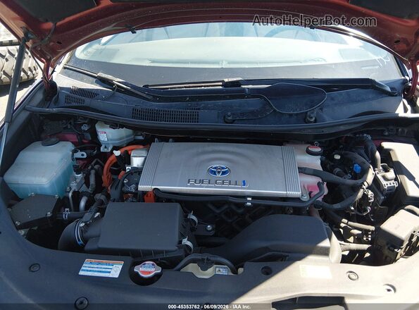 JTDBVRBD1JA005332 2018 TOYOTA MIRAI Maroon Հետևի տեսք