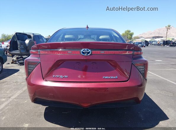 JTDBVRBD1JA005332 2018 TOYOTA MIRAI Maroon 