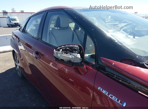 JTDBVRBD1JA005332 2018 TOYOTA MIRAI Maroon 