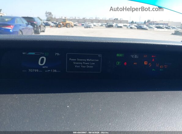 JTDBVRBD3KA006533 2019 TOYOTA MIRAI Blue Widok tylnych siedzeń