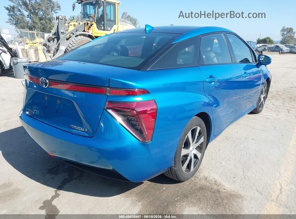 JTDBVRBD3KA006533 2019 TOYOTA MIRAI Blue Tył prawy