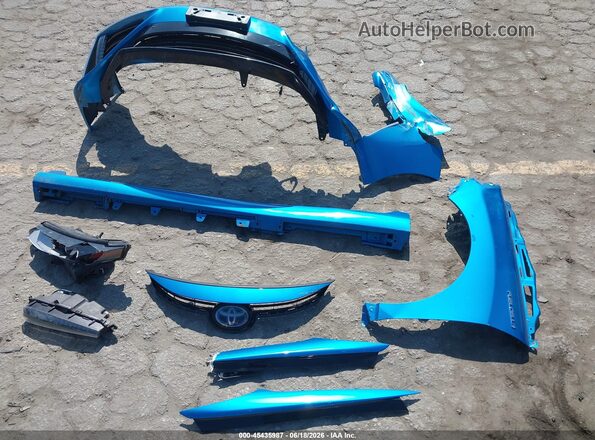 JTDBVRBD3KA006533 2019 TOYOTA MIRAI Blue Widok zestawu wskaźników