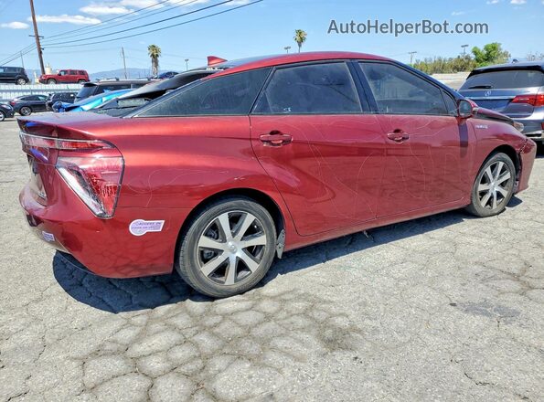 JTDBVRBD5KA005688 2019 TOYOTA MIRAI Red Rear right