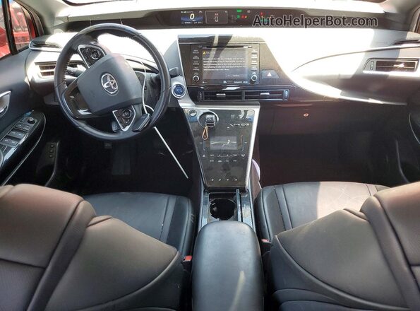 JTDBVRBD5KA005688 2019 TOYOTA MIRAI Red Dashboard view