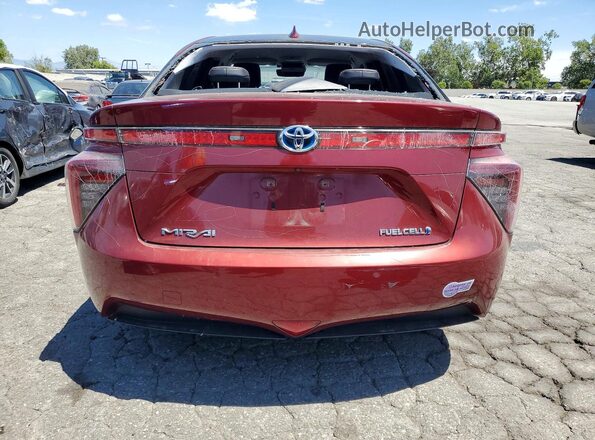 JTDBVRBD5KA005688 2019 TOYOTA MIRAI Red Rear view