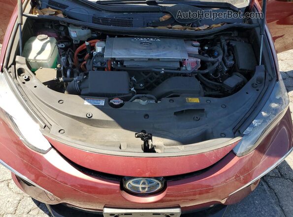 JTDBVRBD5KA005688 2019 TOYOTA MIRAI Red Rear interior view