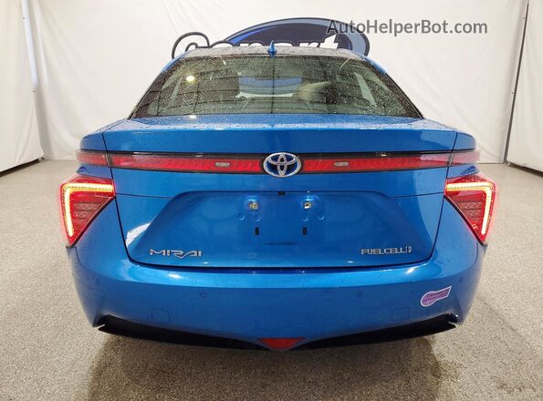 JTDBVRBD5KA005836 2019 TOYOTA MIRAI Blue Вид ззаду