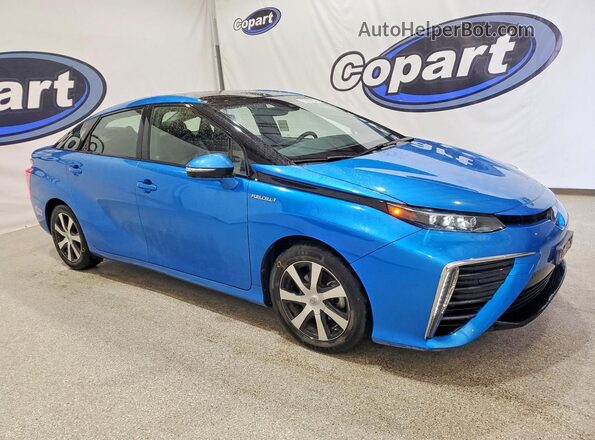 JTDBVRBD5KA005836 2019 TOYOTA MIRAI Blue Передня права чверть