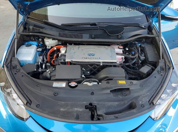 JTDBVRBD5KA005836 2019 TOYOTA MIRAI Blue Вид задньої частини салону
