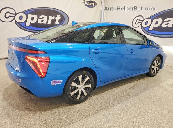 JTDBVRBD5KA005836 2019 TOYOTA MIRAI Blue Задня права чверть