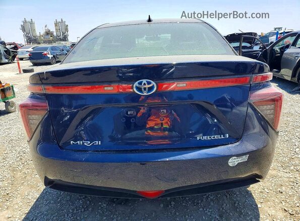 JTDBVRBD7GA000354 2016 TOYOTA COROLLA Blue უკანა ხედი
