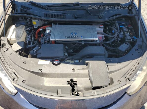 JTDBVRBD7JA004525 2018 TOYOTA MIRAI Синий Вид задней части салона