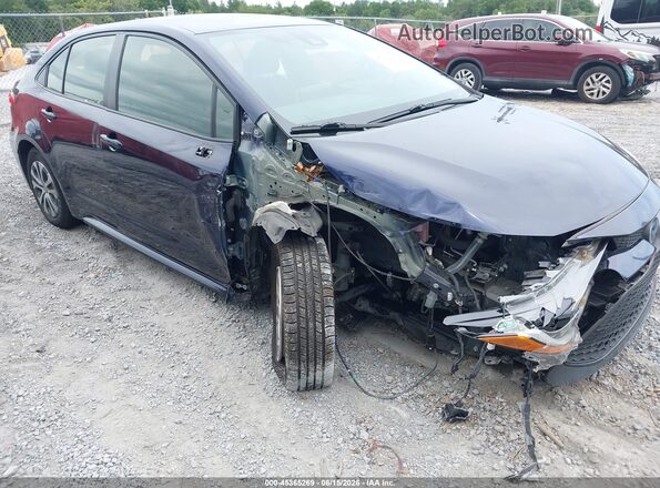 JTDEAMDE0MJ010768 2021 TOYOTA COROLLA Dark Blue Front view