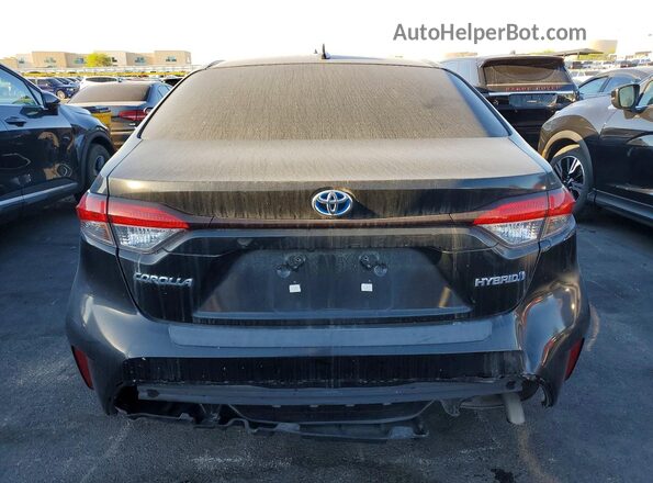 JTDEAMDE0MJ024296 2021 TOYOTA COROLLA Black უკანა ხედი