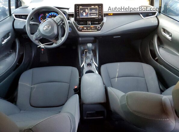 JTDEAMDE0MJ024296 2021 TOYOTA COROLLA Black წინა პანელის ხედი