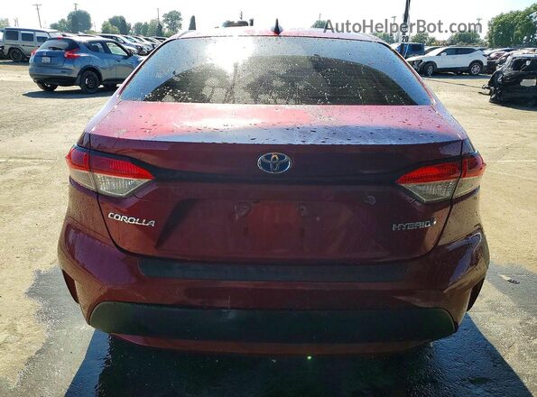 JTDEAMDE0NJ040449 2022 TOYOTA COROLLA Red 