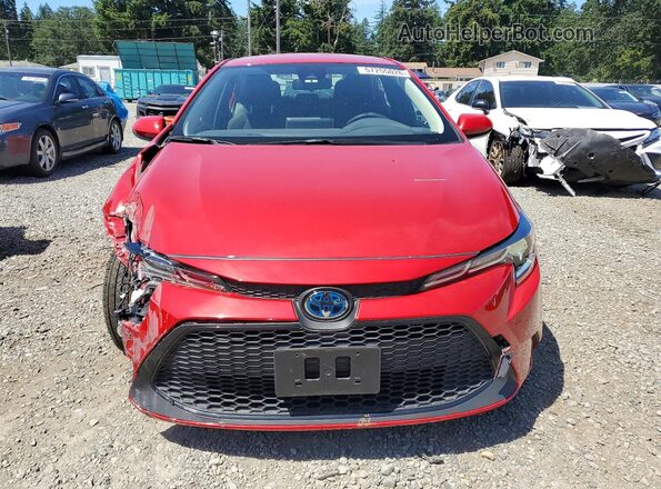 JTDEAMDE1MJ016434 2021 TOYOTA COROLLA Red 