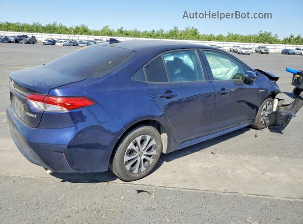 JTDEAMDE5MJ031860 2021 TOYOTA COROLLA Blue Հետևի աջ