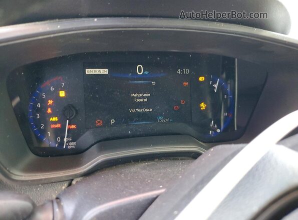 JTDEAMDE5MJ031860 2021 TOYOTA COROLLA Blue Սարքավորումների վահանակի տեսք