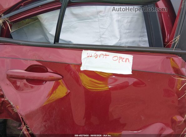 JTDEAMDE5NJ057327 2022 TOYOTA COROLLA Красный Вид наклейки с VIN-кодом