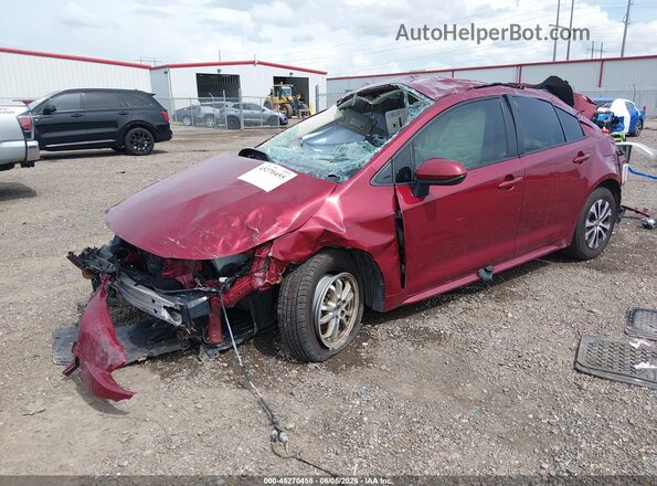 JTDEAMDE5NJ057327 2022 TOYOTA COROLLA Красный Передняя левая четверть