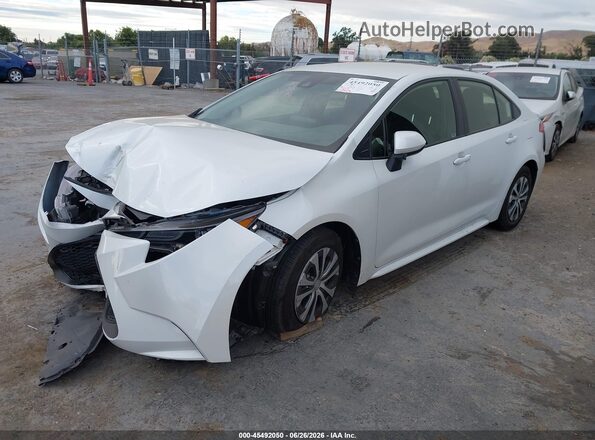 JTDEAMDE7NJ041100 2022 TOYOTA COROLLA White წინა მარცხენა ხედი სამი მეოთხედიდან