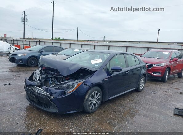JTDEAMDE9MJ031358 2021 TOYOTA COROLLA Blue Front left