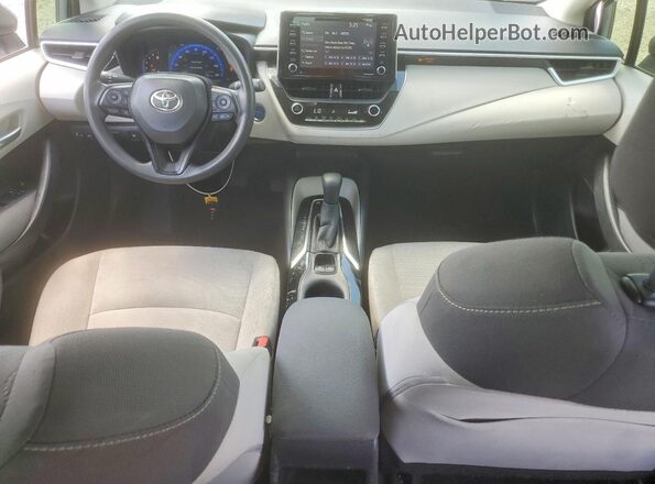 JTDEAMDEXMJ002354 2021 TOYOTA COROLLA Blue Вид панелі приладів