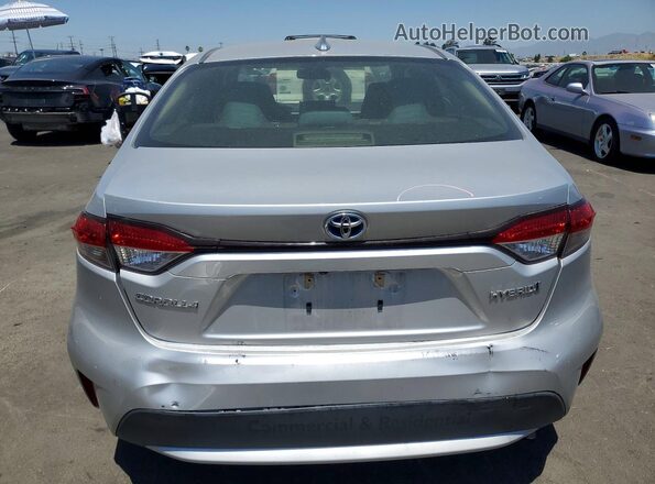JTDEAMDEXMJ019655 2021 TOYOTA COROLLA Silver Vista trasera