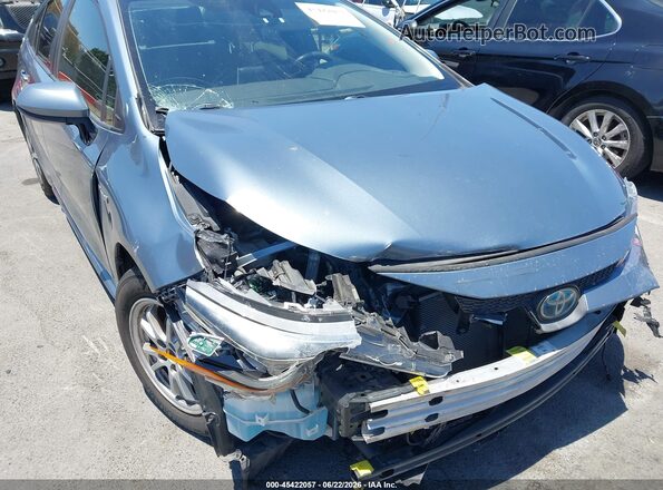JTDEAMDEXMJ032793 2021 TOYOTA COROLLA Light Blue Դիմացի տեսք