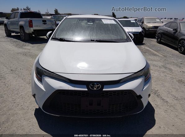 JTDEPMAE0N3015901 2022 TOYOTA COROLLA White Widok zestawu wskaźników