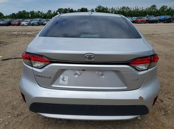 JTDEPMAE1MJ141548 2021 TOYOTA COROLLA Серебряный Вид сзади
