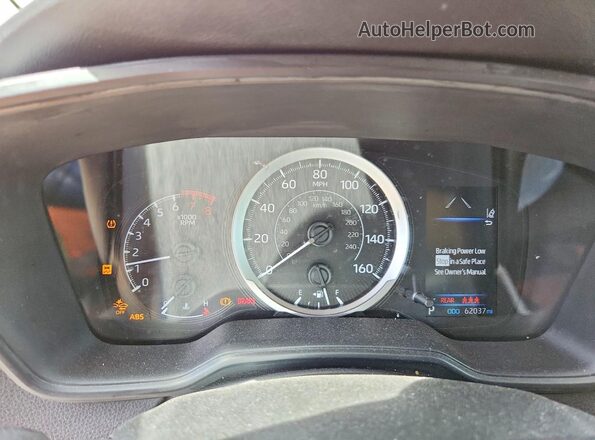 JTDEPMAE1MJ153909 2021 TOYOTA COROLLA Silver Instrument cluster view