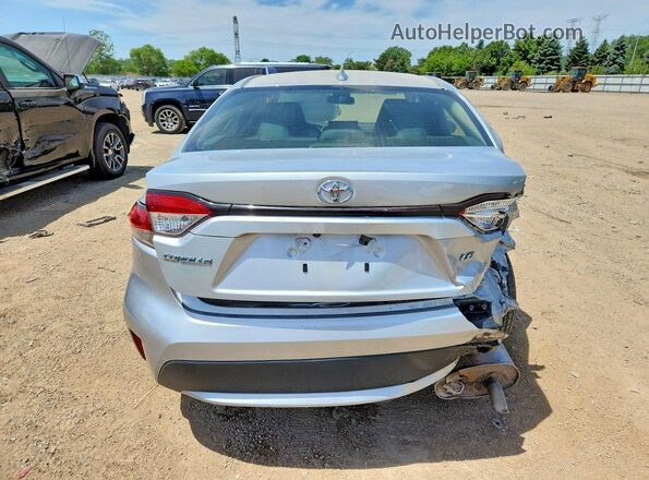 JTDEPMAE1MJ153909 2021 TOYOTA COROLLA Silver Rear view