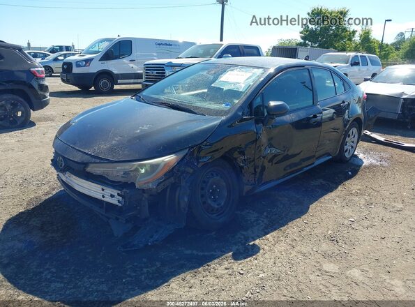 JTDEPMAE1MJ169754 2021 TOYOTA COROLLA Black Առջևի ձախ երեք քառորդ տեսարան