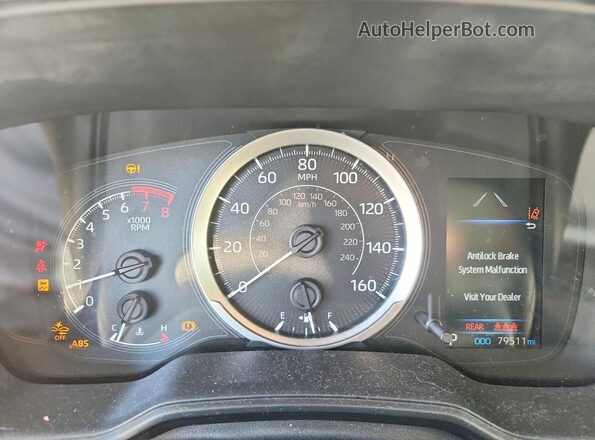 JTDEPMAE1MJ182388 2021 TOYOTA COROLLA Черный Вид щитка приборов