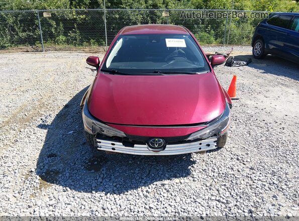 JTDEPMAE1NJ221577 2022 TOYOTA COROLLA Red Вид спереду