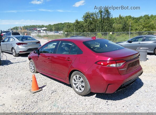 JTDEPMAE1NJ221577 2022 TOYOTA COROLLA Red Задня ліва чверть
