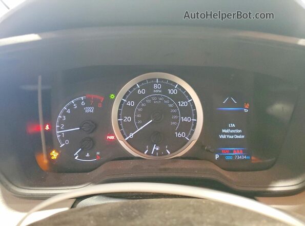 JTDEPMAE2MJ120367 2021 TOYOTA COROLLA White Սարքավորումների վահանակի տեսք