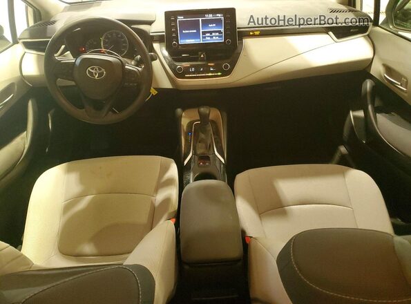 JTDEPMAE2MJ120367 2021 TOYOTA COROLLA White Առջևի վահանակի տեսք