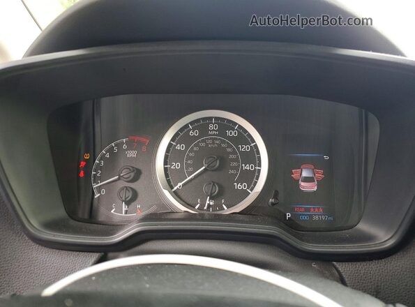 JTDEPMAE2MJ152462 2021 TOYOTA COROLLA Black Instrument cluster view