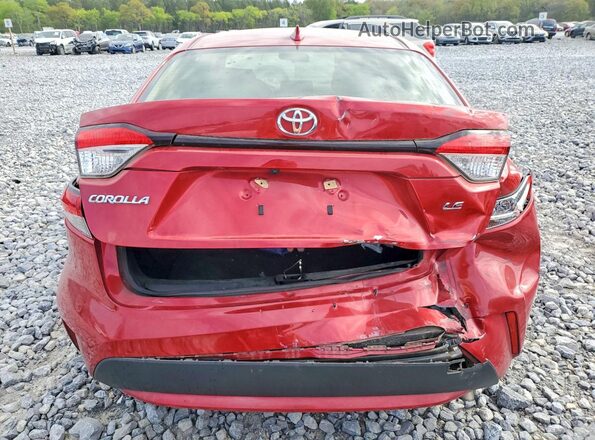 JTDEPMAE2MJ160769 2021 TOYOTA COROLLA Red Вид ззаду