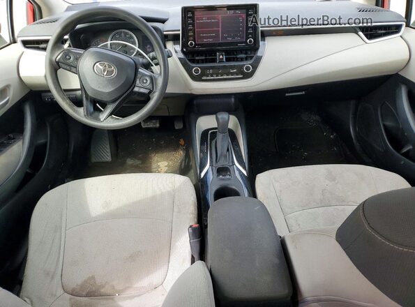 JTDEPMAE2MJ160769 2021 TOYOTA COROLLA Red Вид панелі приладів