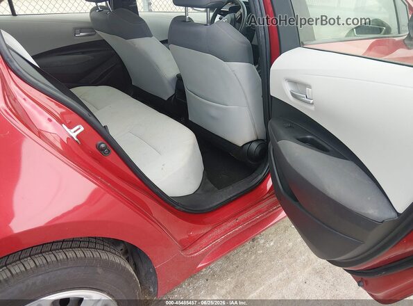 JTDEPMAE2MJ176065 2021 TOYOTA COROLLA Red VIN კოდის სტიკერის ხედი