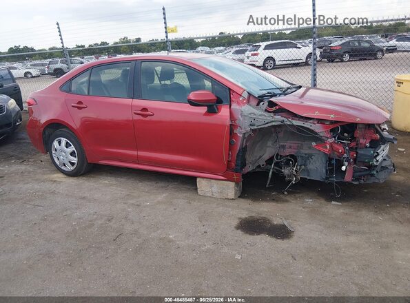 JTDEPMAE2MJ176065 2021 TOYOTA COROLLA Red უკანა სალონის ხედი