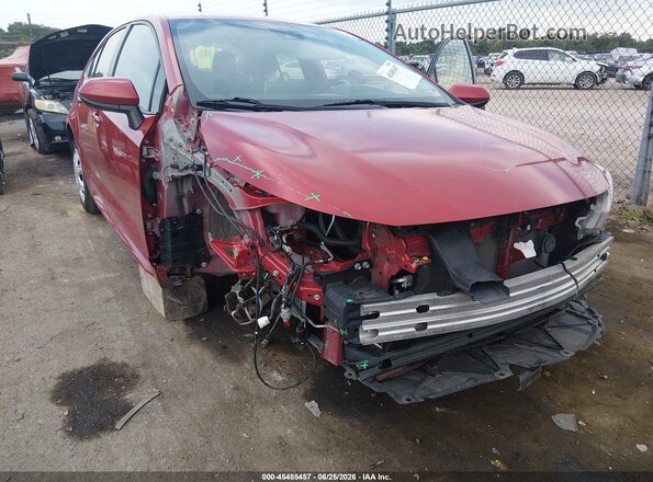 JTDEPMAE2MJ176065 2021 TOYOTA COROLLA Red 