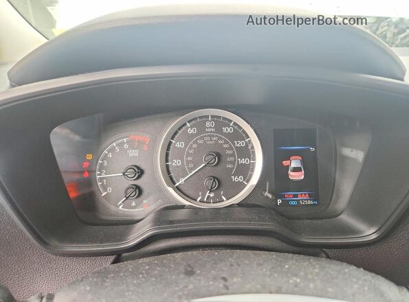 JTDEPMAE2N3022302 2022 TOYOTA COROLLA White Սարքավորումների վահանակի տեսք