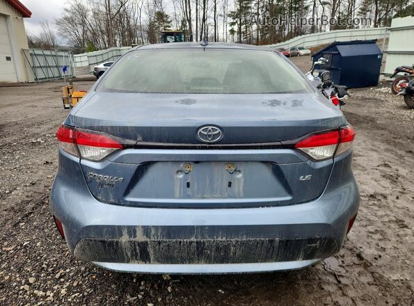 JTDEPMAE2NJ198259 2022 TOYOTA COROLLA Blue Հետևի տեսք