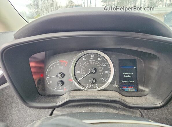 JTDEPMAE2NJ198259 2022 TOYOTA COROLLA Blue Սարքավորումների վահանակի տեսք