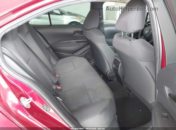 JTDEPMAE2NJ214282 2022 TOYOTA COROLLA Темно-бордовый Вид наклейки с VIN-кодом